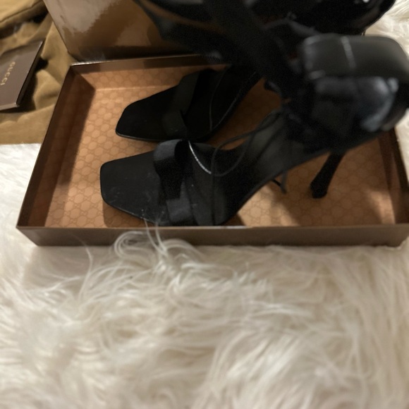 Gucci Black Strappy Heels - Picture 5 of 16